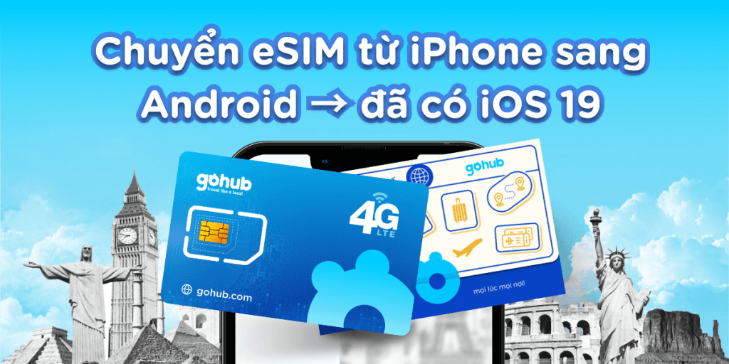 iOS 19 sắp cho phép chuyển eSIM từ iPhone sang Android không cần nhà mạng
