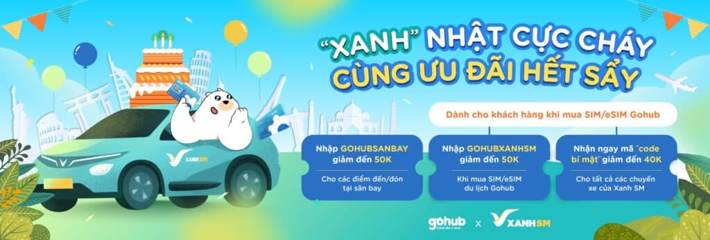 Gohub hợp tác cùng XanhSM