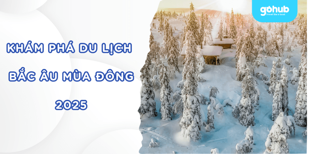 Du lịch Bắc Âu mùa đông săn cực quang và tuyết trắng