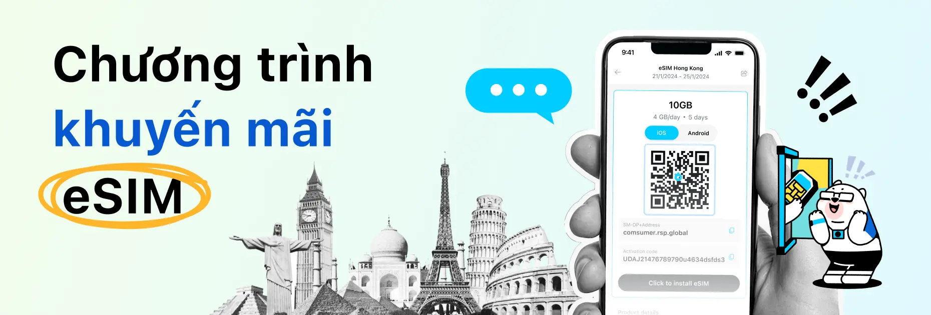 Khuyến mãi eSIM Nhật Bản