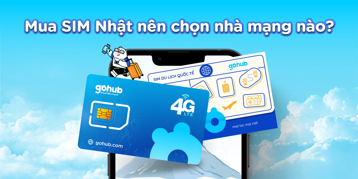Mua SIM Nhật nên chọn nhà mạng nào