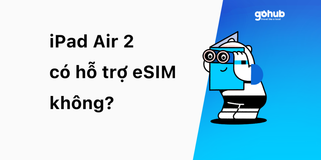 iPad Air 2 có hỗ trợ eSIM không