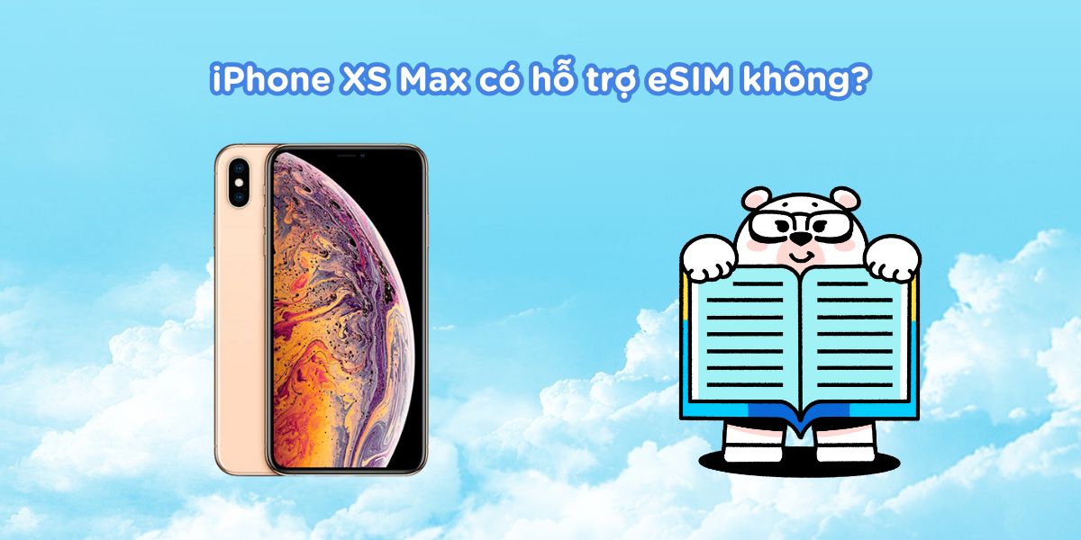 iPhone XS Max có hỗ trợ eSIM không