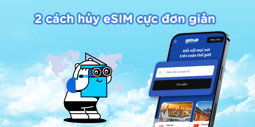 cách hủy esim cực đơn giản