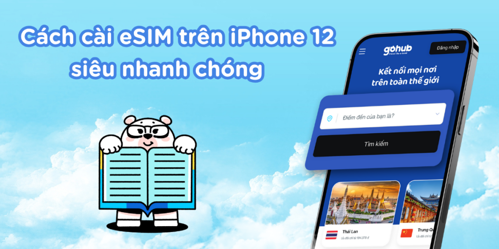 Cách cài eSIM trên iPhone 12