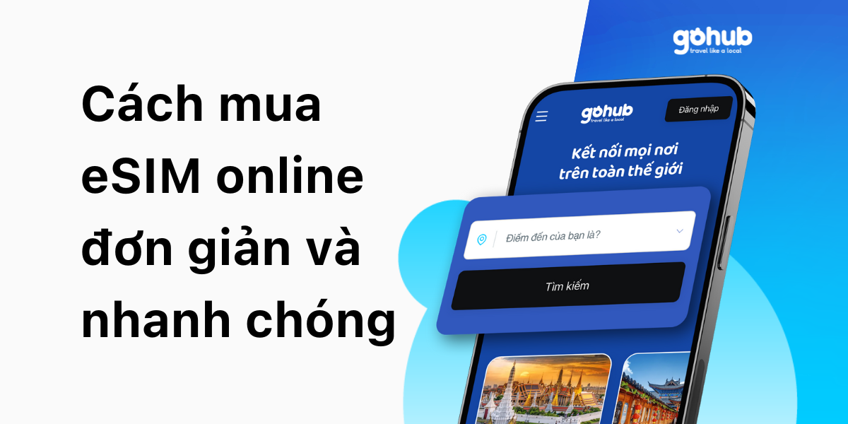 Cách mua eSIM online đơn giản