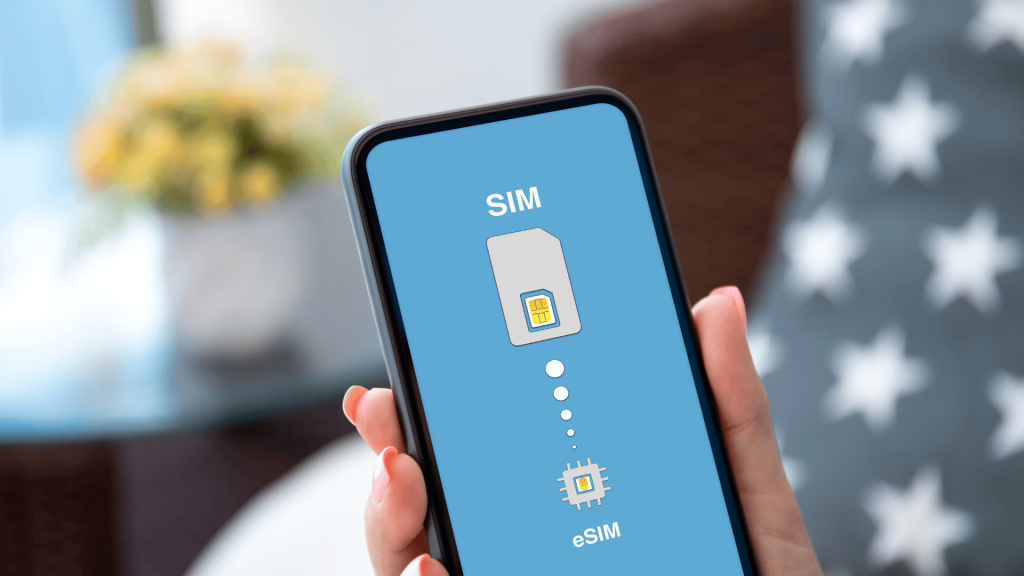 dùng song song esim và sim vật lý 
