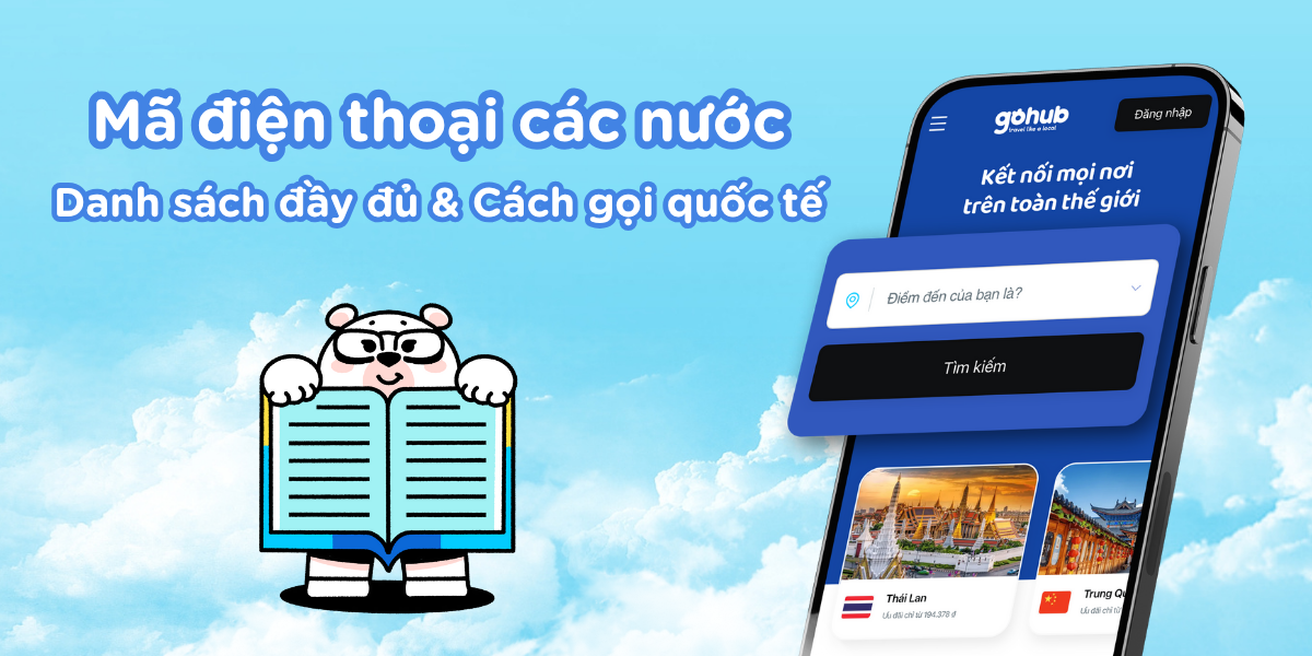 mã điện thoại các nước