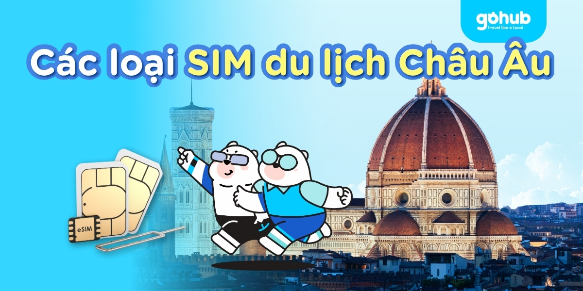 Các loại SIM du lịch Châu Âu: Loại nào rẻ, sóng mạnh và dễ mua nhất?