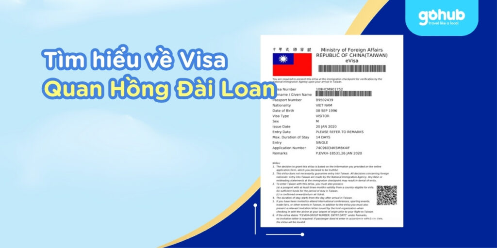 Visa Quan Hồng Đài Loan là gì