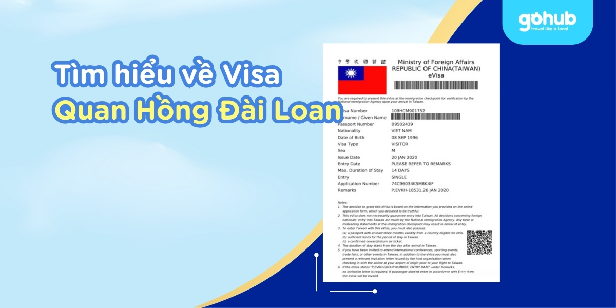 Visa Quan Hồng Đài Loan là gì