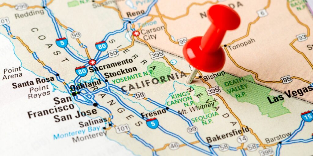 Bản đồ California
